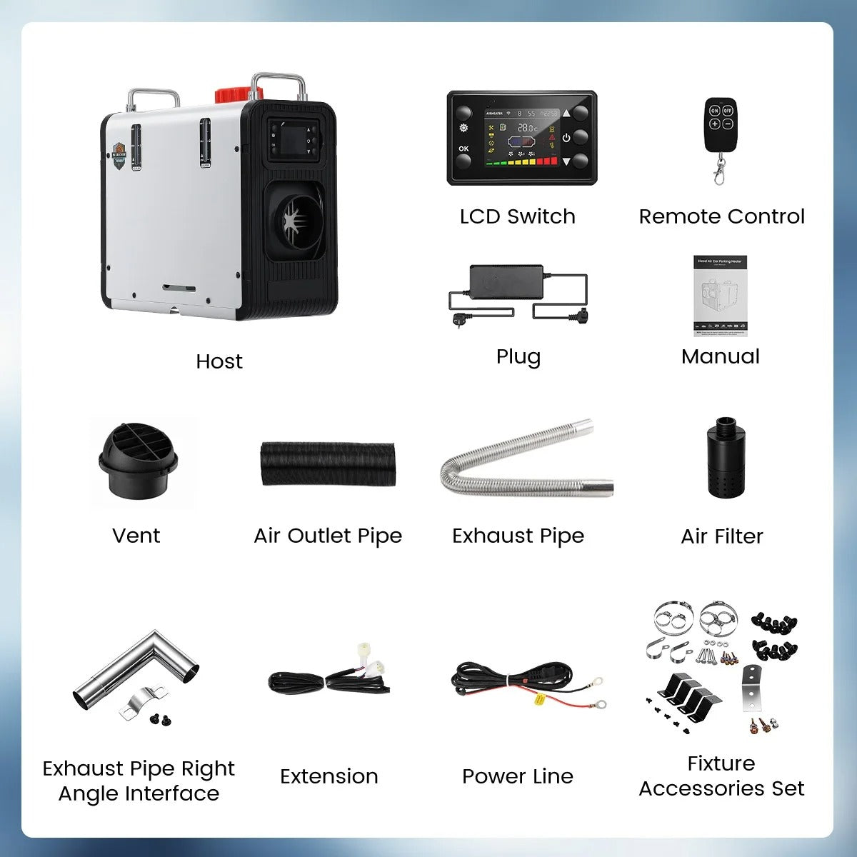 Hcalory HC2S Car Parking Heater 8KW 2025