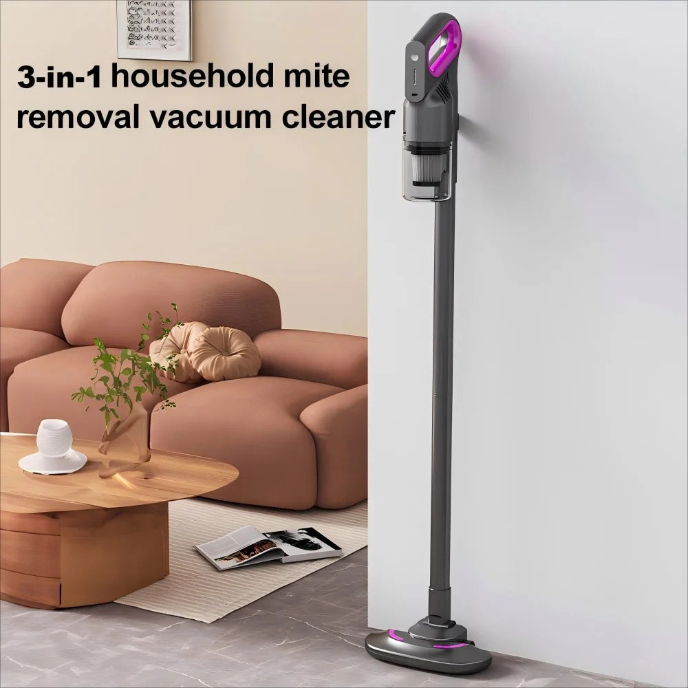 Portable Cordless Vacuum Cleaner Multifunctional Mite Remover Cleaning Machine Handheld Vacuum Cleaner For Home Car Dual Use