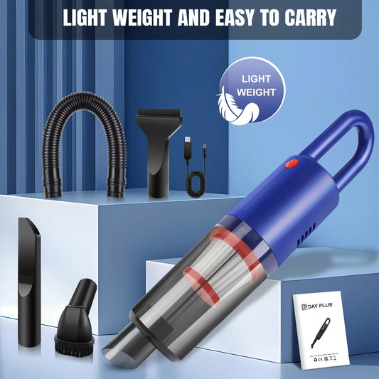 Car Wireless Vacuum Cleaner Strong Suction Handheld Wet Dry Auto Vacuum Home & Car Dual Use Mini Vacuum Cleaner Home Appliance