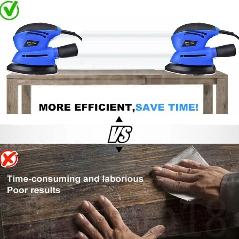 130W Detail Sander Handheld Electric Sander Palm Sander Mouse Sander Small Sanding Machine for Wood Wall Sanding Polishing