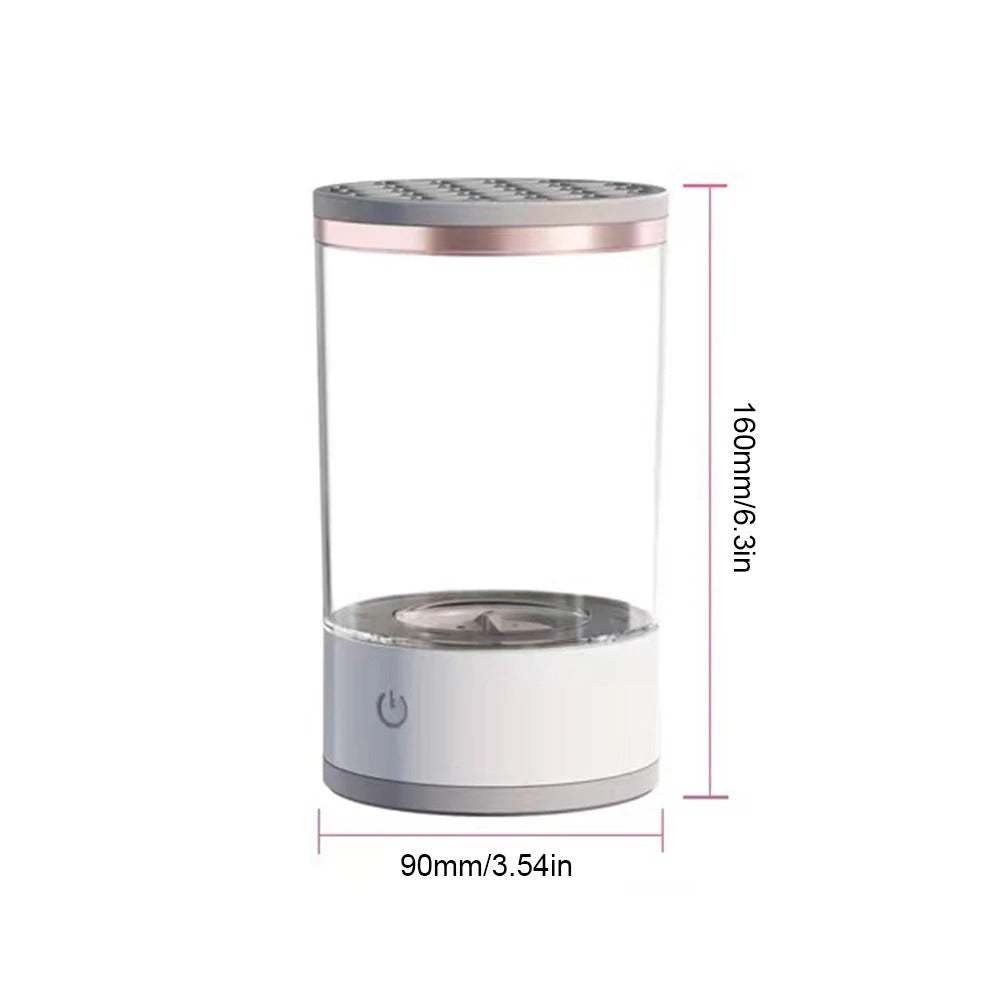 Makeup Brush Cleaner Machine USB Powered Electric Make-Up Brush Cleaner Dryer Dust-Proof for All Size Beauty Makeup Brushes Set