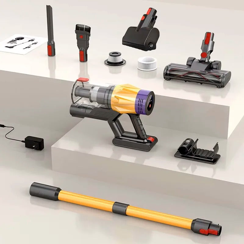 MPQU 50kPa 550W Wireless Vacuum Cleaner Touchscreen Removable Battery